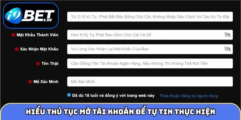 Hiểu thủ tục mở tài khoản để tự tin thực hiện